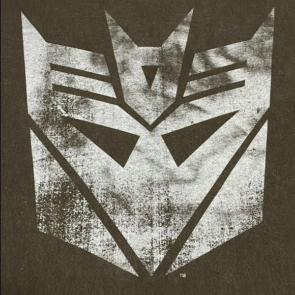 Transformers Retro 2014 Men’s Medium Black Decepticon Logo - Picture 2 of 5